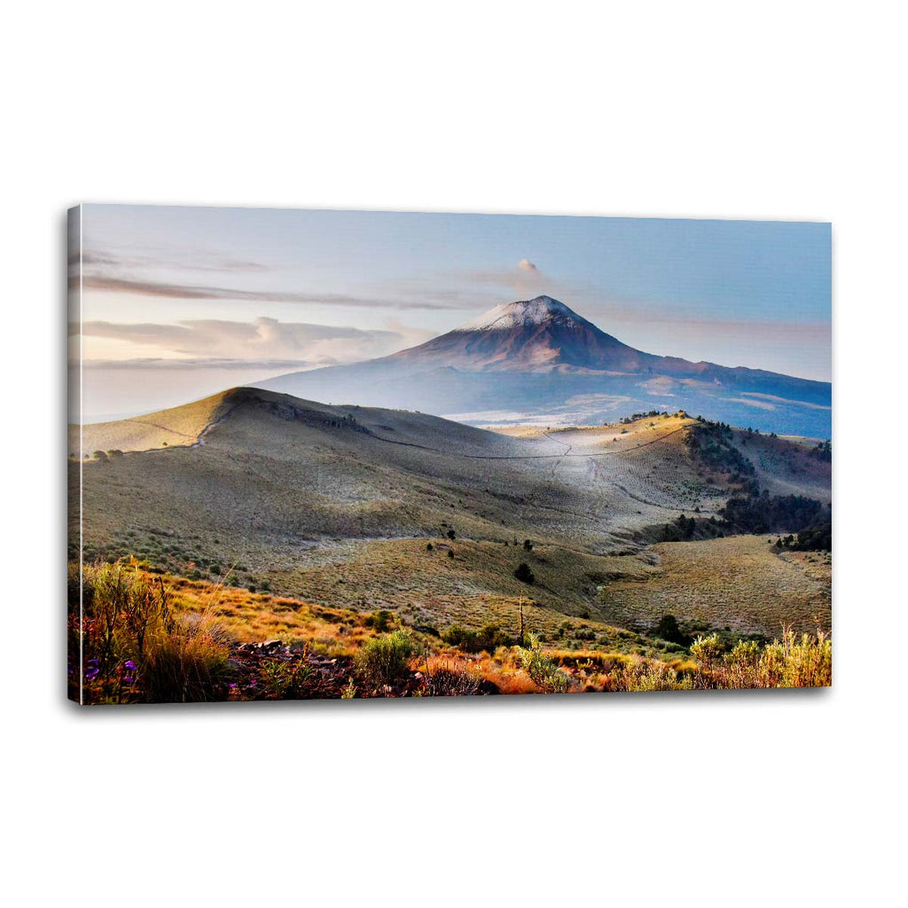 Canvas. Amanecer en el Popocatépetl. Envío gratis - Sergio Tapiro Fotos de volcanes y Naturaleza | Prints