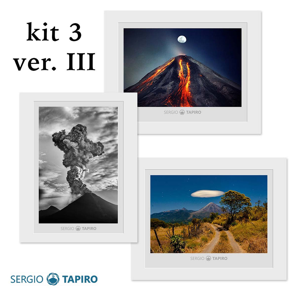 64% dcto.! Kit de 3 fotos de Volcanes y naturaleza, ver. 3. Envío GRATIS. 35x28cm - Sergio Tapiro Fotos de volcanes y Naturaleza | Prints