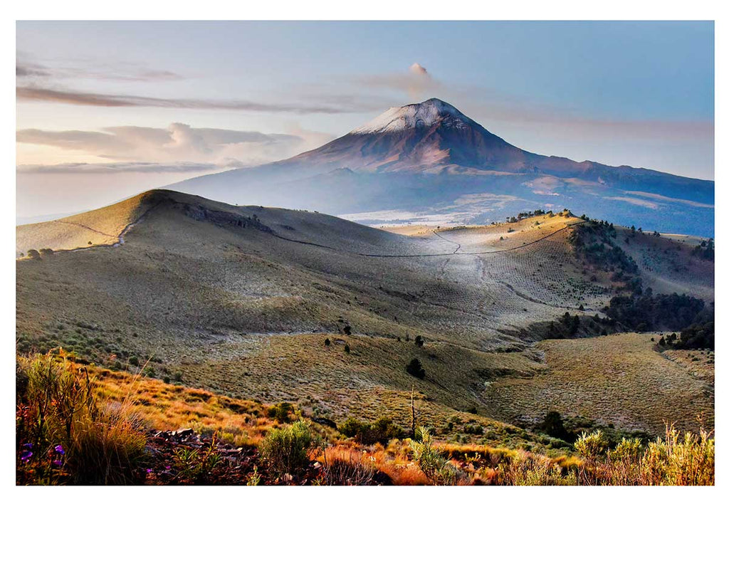 Miini. Amanecer en el Popocatépetl 25x20cm envío gratis - Sergio Tapiro Fotos de volcanes y Naturaleza | Prints