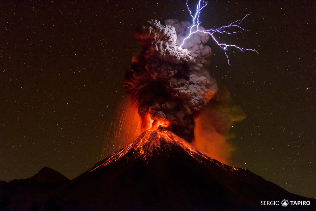 Foto de 60x40cm, enmarcada y laminada. Sin vidrio. - Sergio Tapiro Fotos de volcanes y Naturaleza | Prints