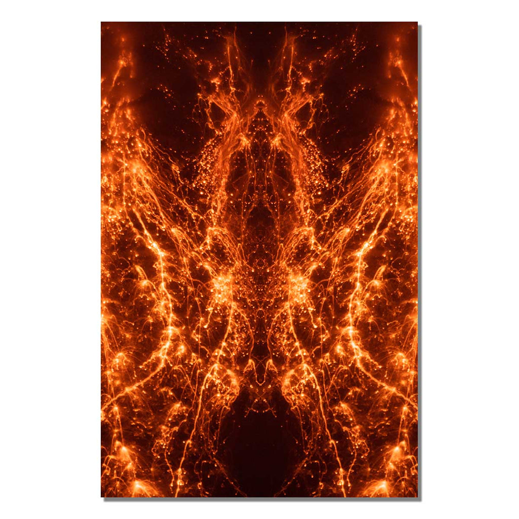 Deluxe: Seres de fuego 03 Vertical | aluminio ChromaLuxe STV-0302C-VE - Sergio Tapiro Fotos de volcanes y Naturaleza | Prints