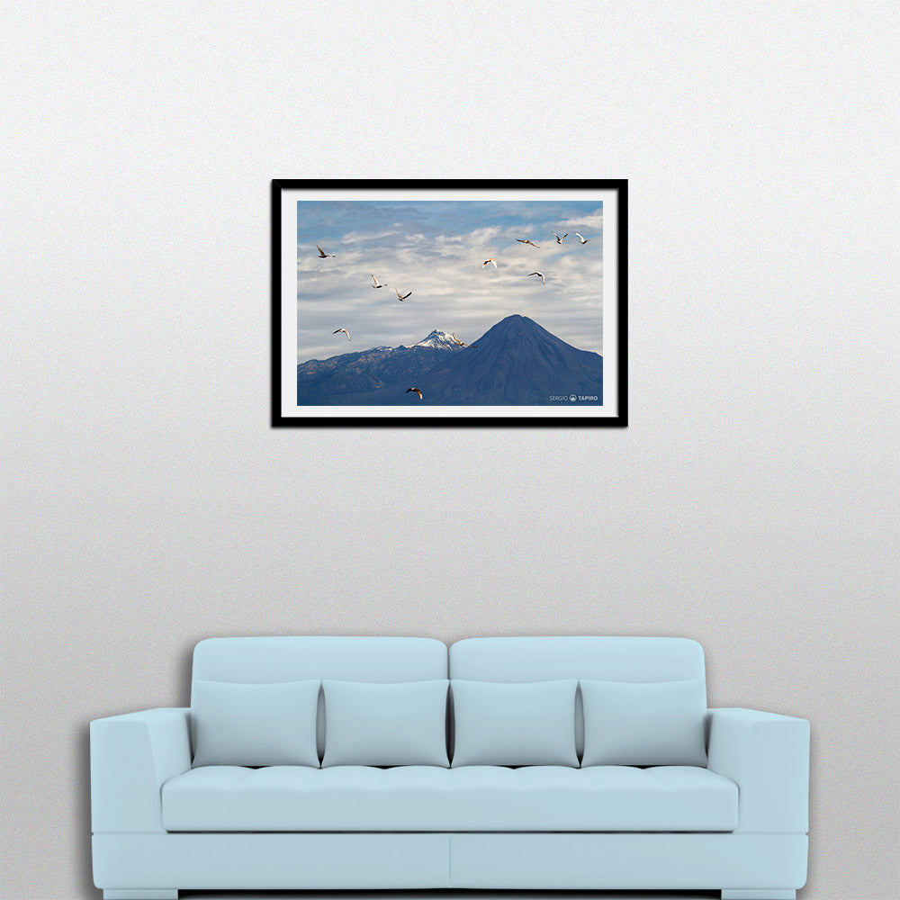 Foto: Blanca mañana. - Sergio Tapiro Fotos de volcanes y Naturaleza | Prints
