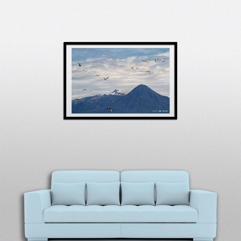 Foto: Blanca mañana. - Sergio Tapiro Fotos de volcanes y Naturaleza | Prints
