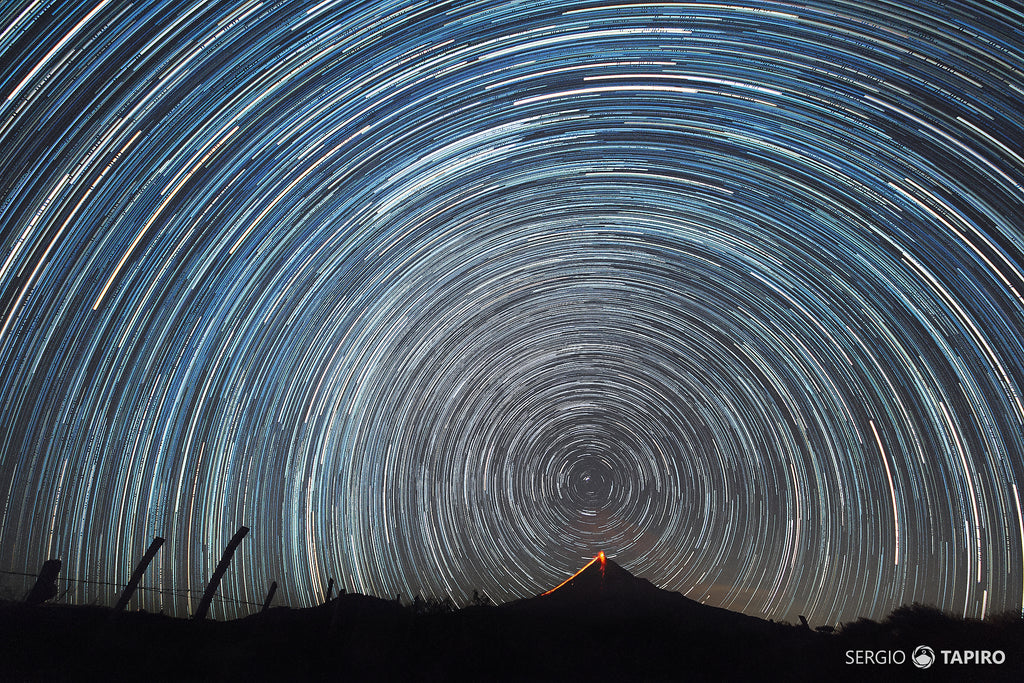 Túnel de estrellas (2014). Foto de Sergio Tapiro - Sergio Tapiro Fotos de volcanes y Naturaleza | Prints