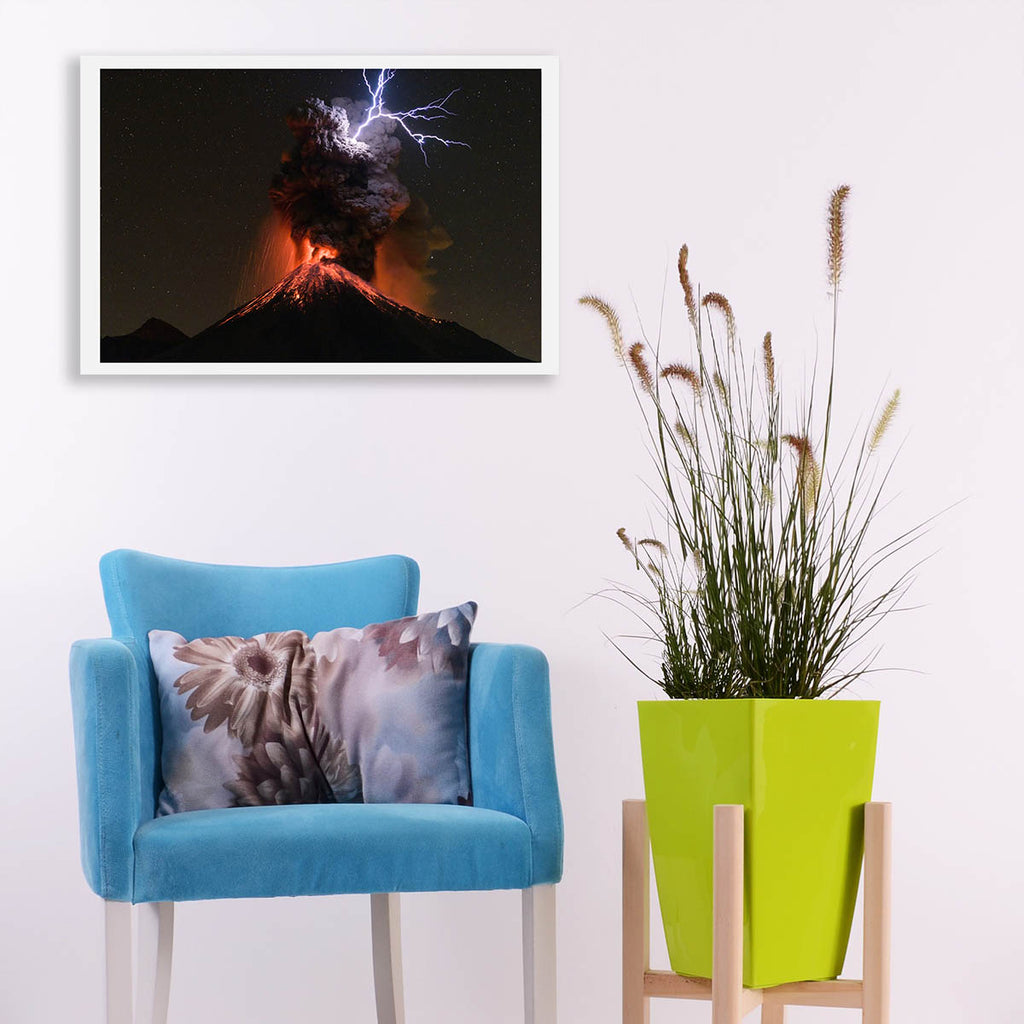 La Luz le Pertenece al Cielo, papel fotográfico lustre med, envío Gratis - Sergio Tapiro Fotos de volcanes y Naturaleza | Prints
