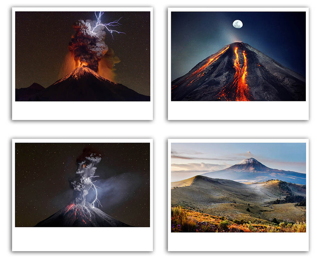 Kit de 4 fotos de 25x20cm, ENVÍO GRATIS - Sergio Tapiro Fotos de volcanes y Naturaleza | Prints